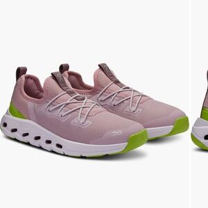 On Running Women's Athletic Shoes in Pink and Lime